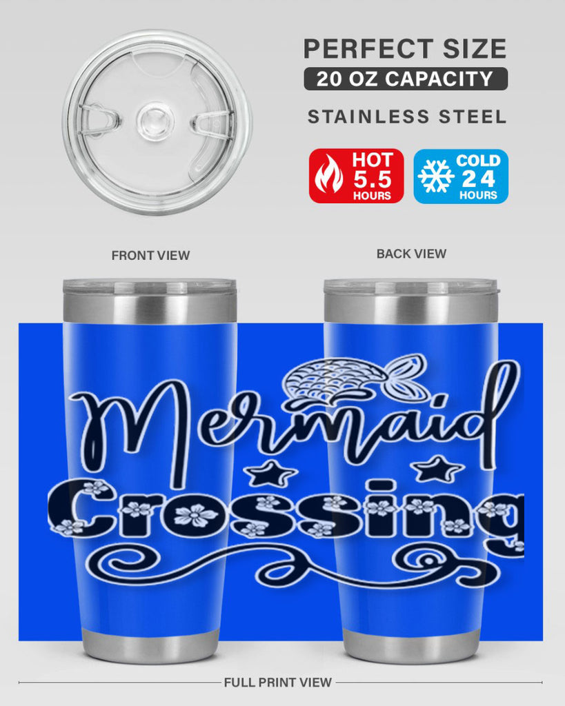 Mermaid Crossing 400#- mermaid- Tumbler