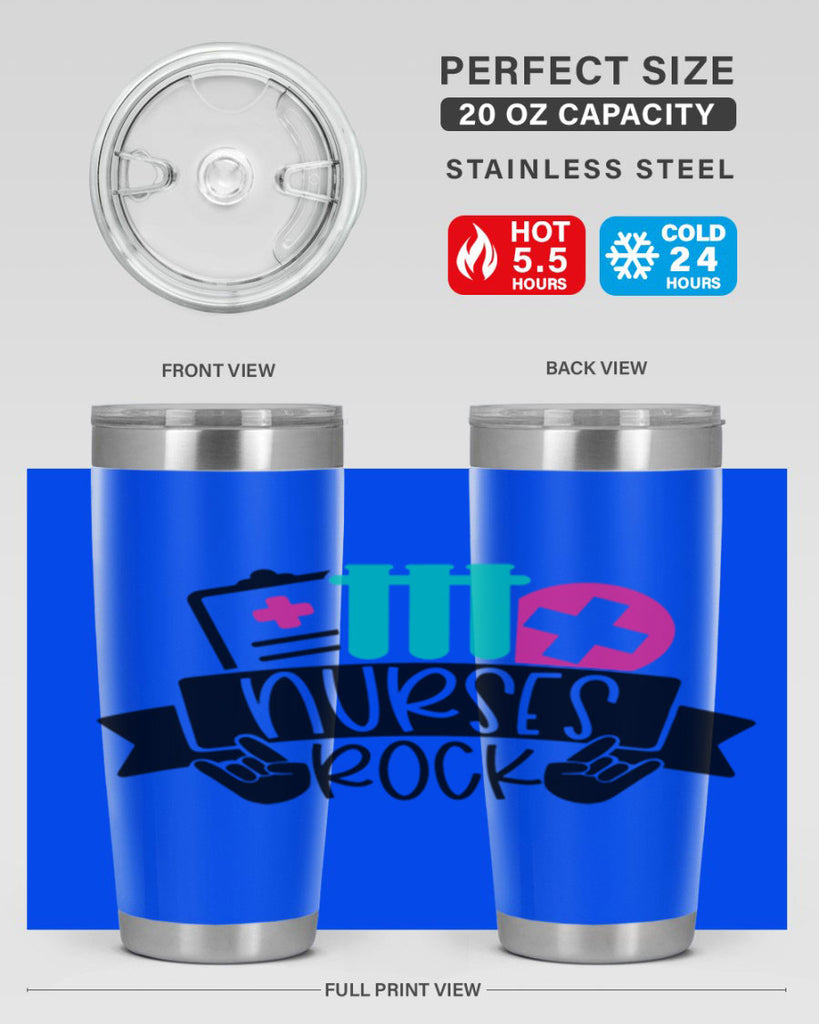 Nurses Rock Style Style 78#- nurse- tumbler