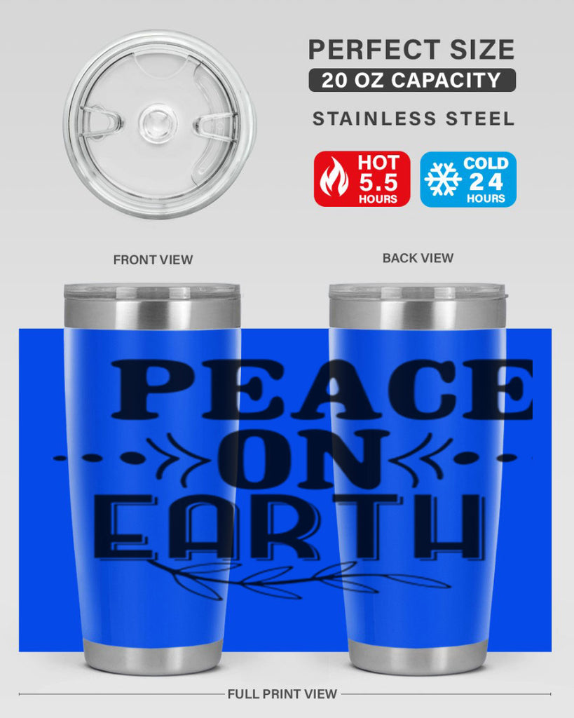 Peace on Earth 334#- winter- Tumbler