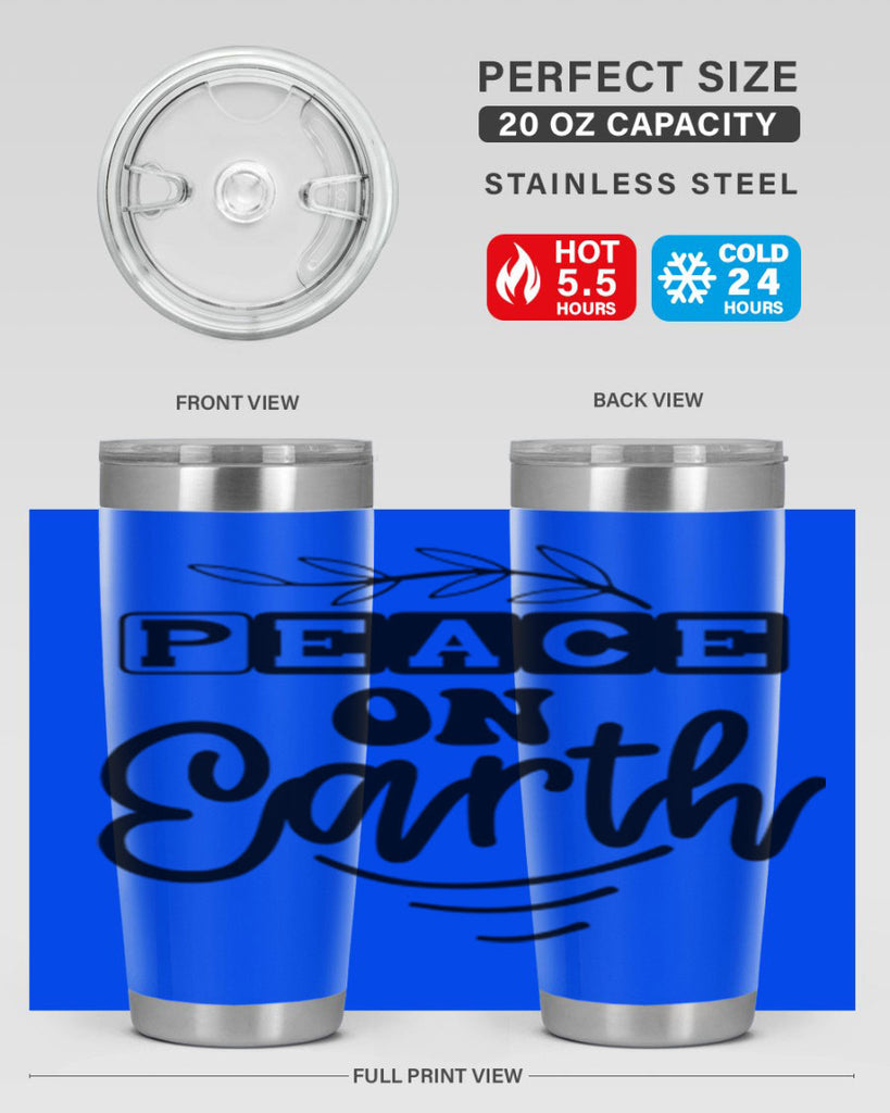 Peace on Earth 335#- winter- Tumbler