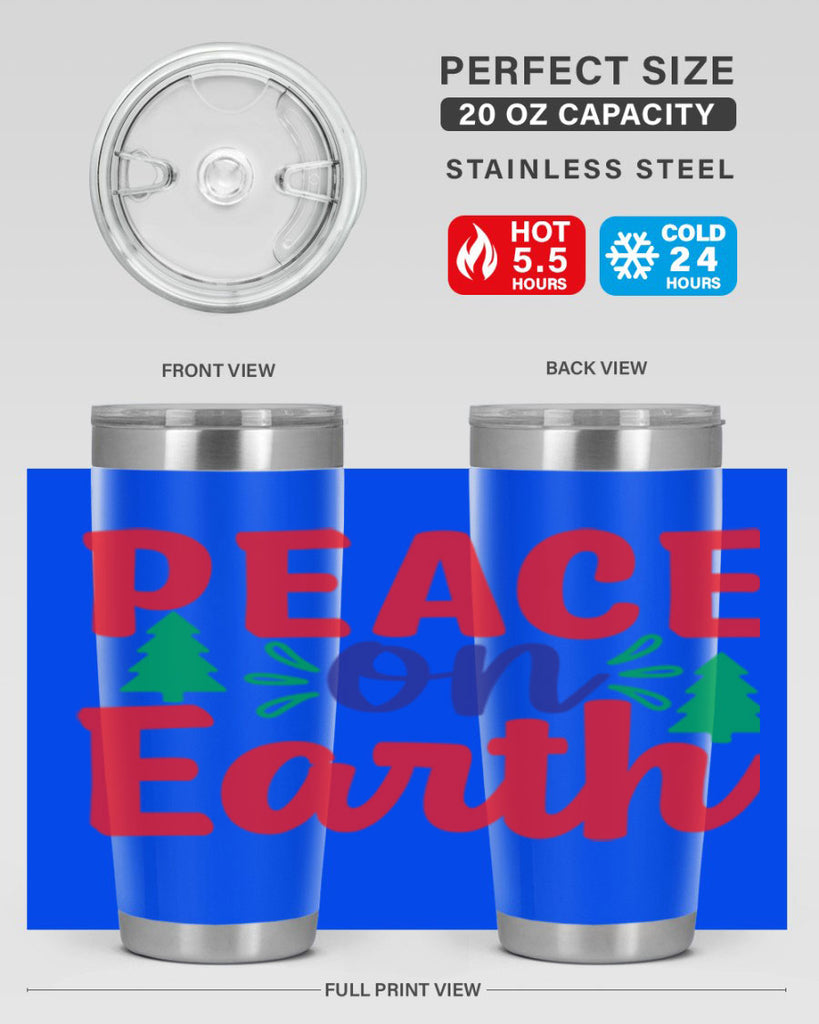 Peace on Earth 336#- winter- Tumbler