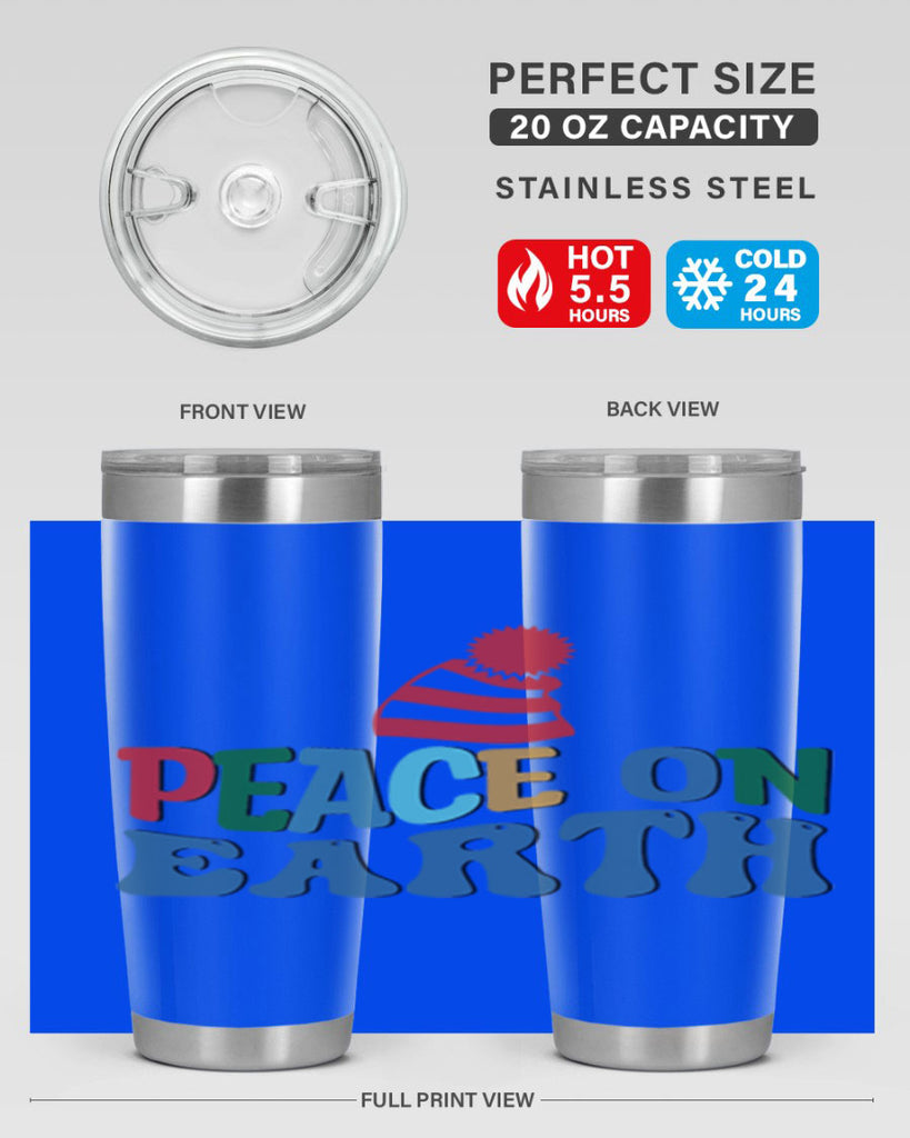 Peace on Earth 337#- winter- Tumbler