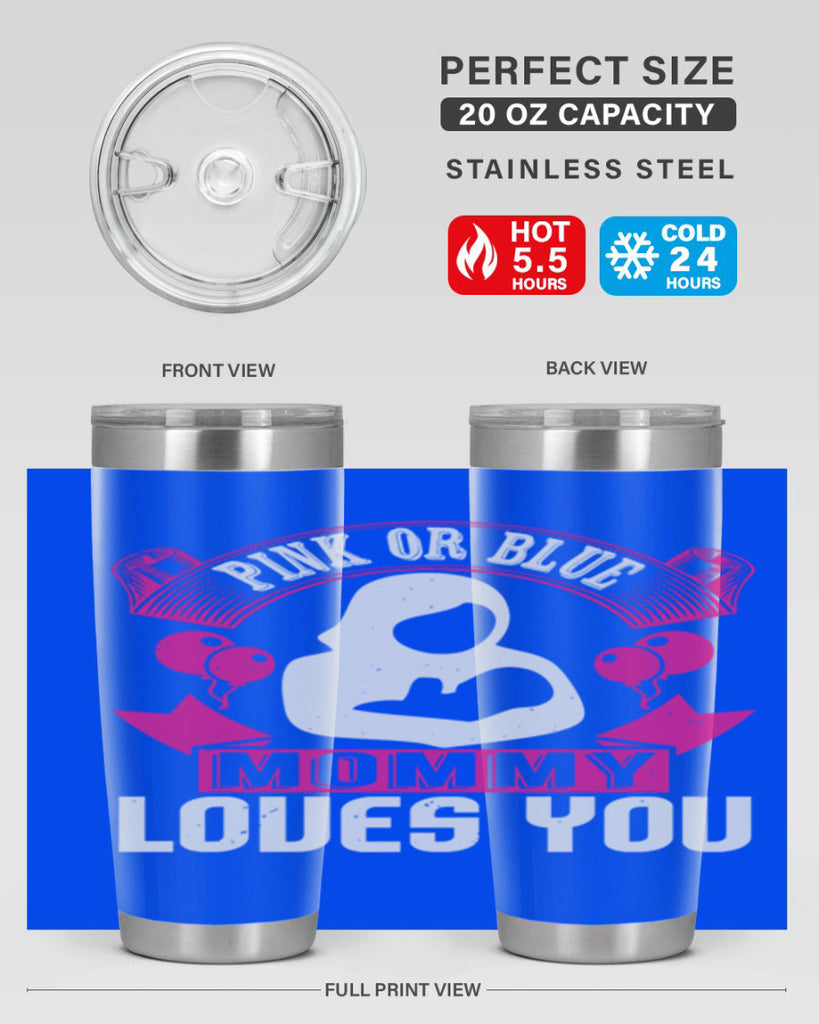 Pink or Blue Monny Loves You Style 178#- baby- tumbler