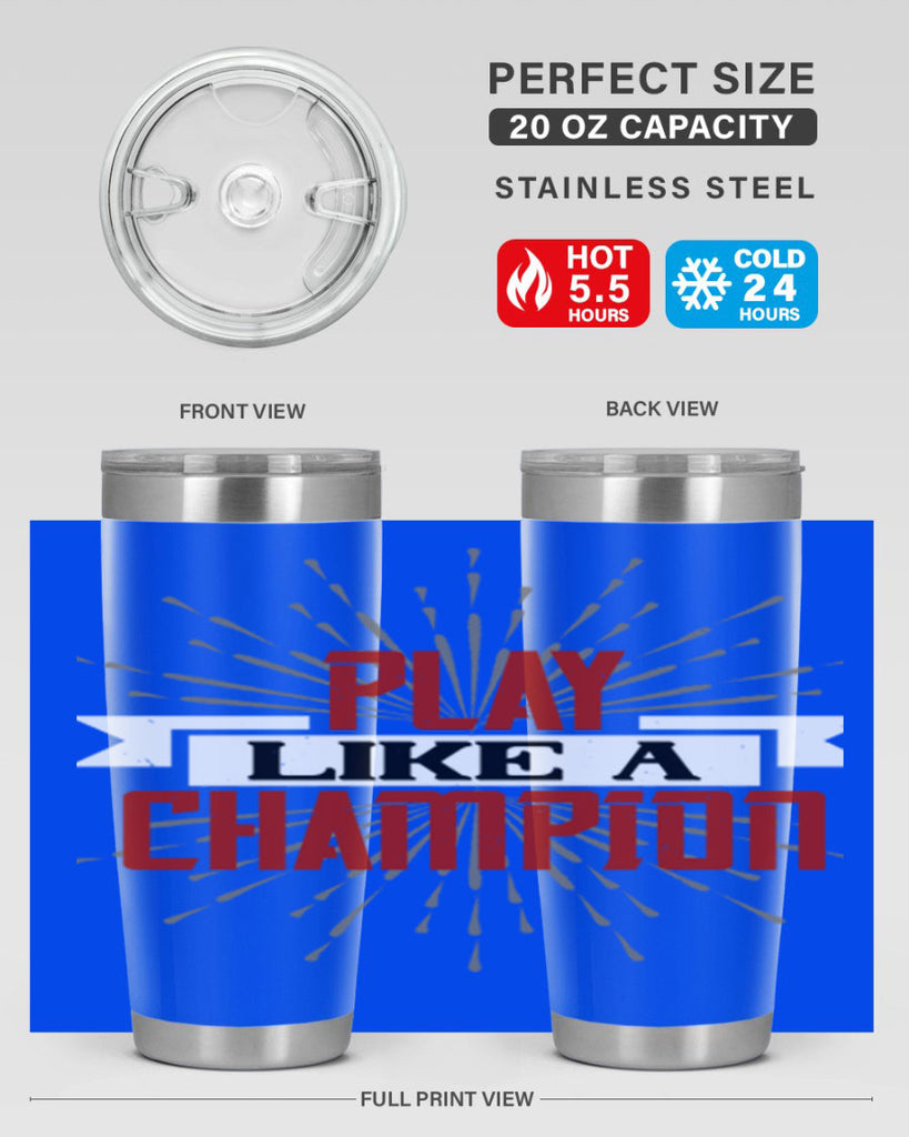 Play like a Champion 1942#- badminton- Tumbler
