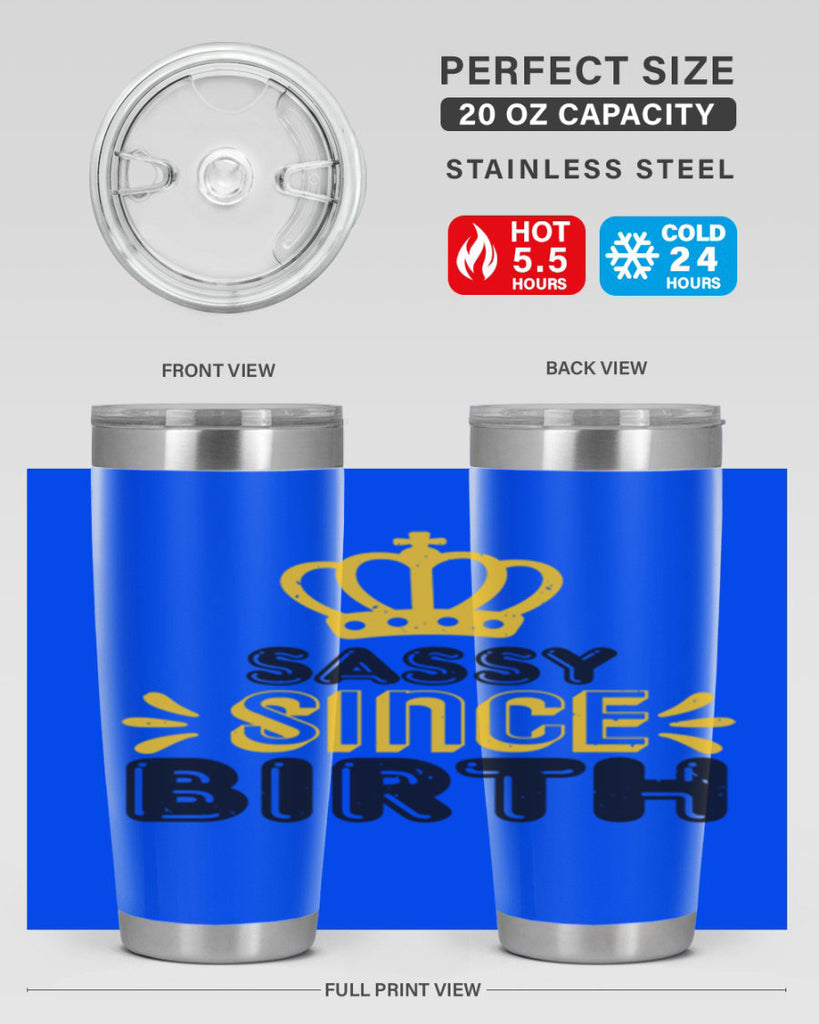 Saddy since birth Style 16#- baby shower- tumbler