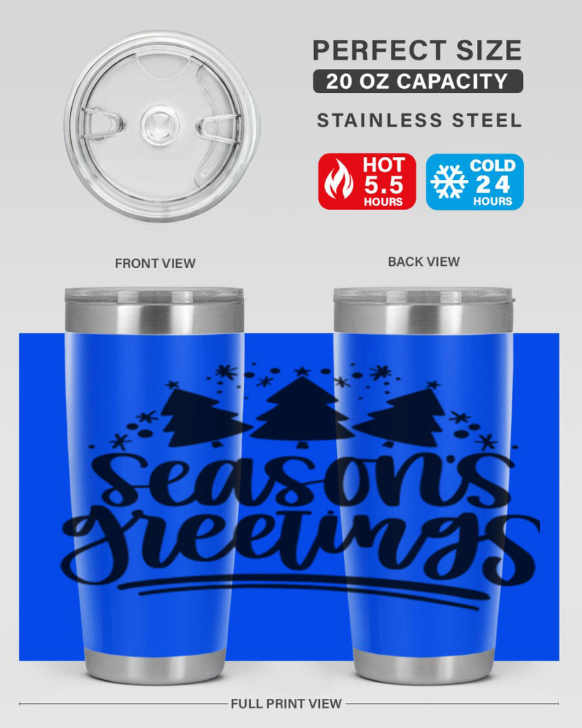 Seasons Greetings345#- winter- Tumbler