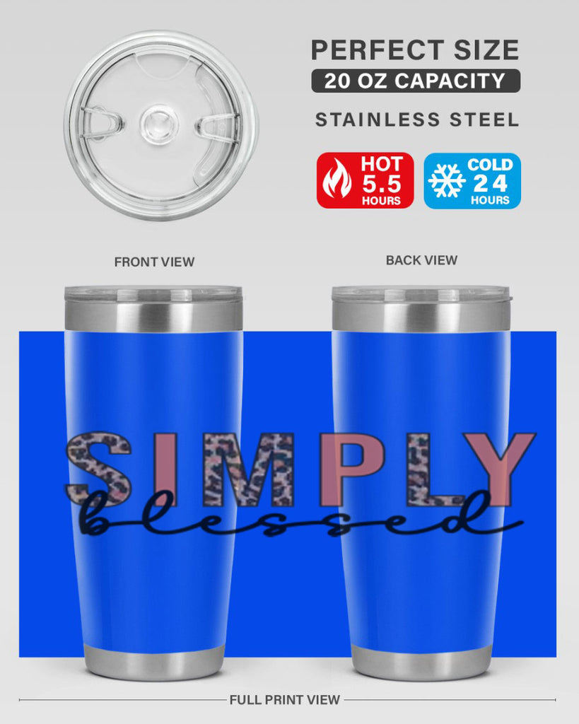 Simply blessed 575#- fall- Tumbler