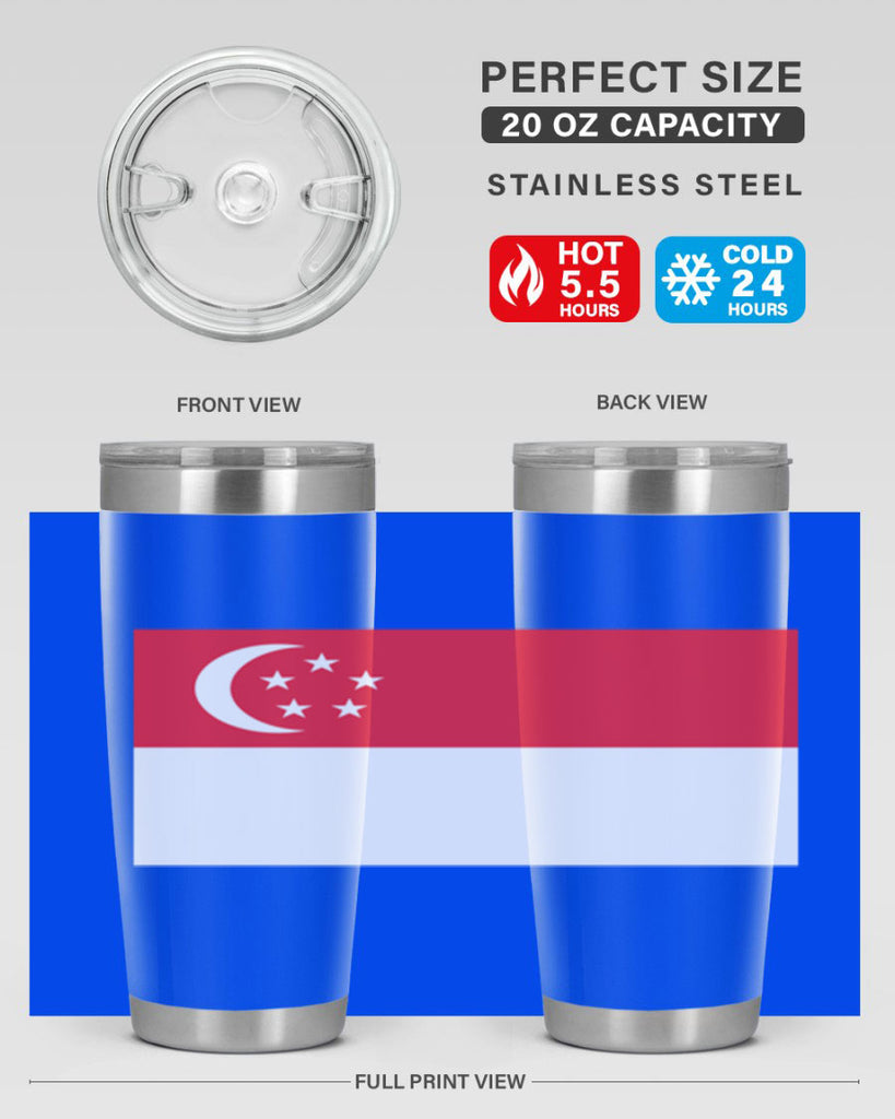 Singapore 41#- world flags- Tumbler