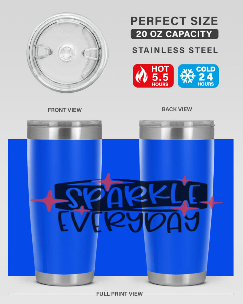 Sparkle Everyday Style 20#- make up- Tumbler