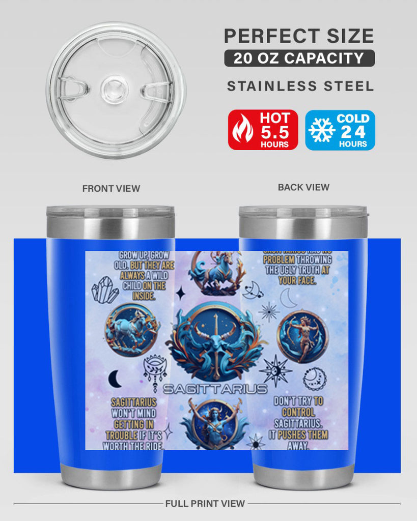 StraightSaggitarius 476#- zodiac- Tumbler