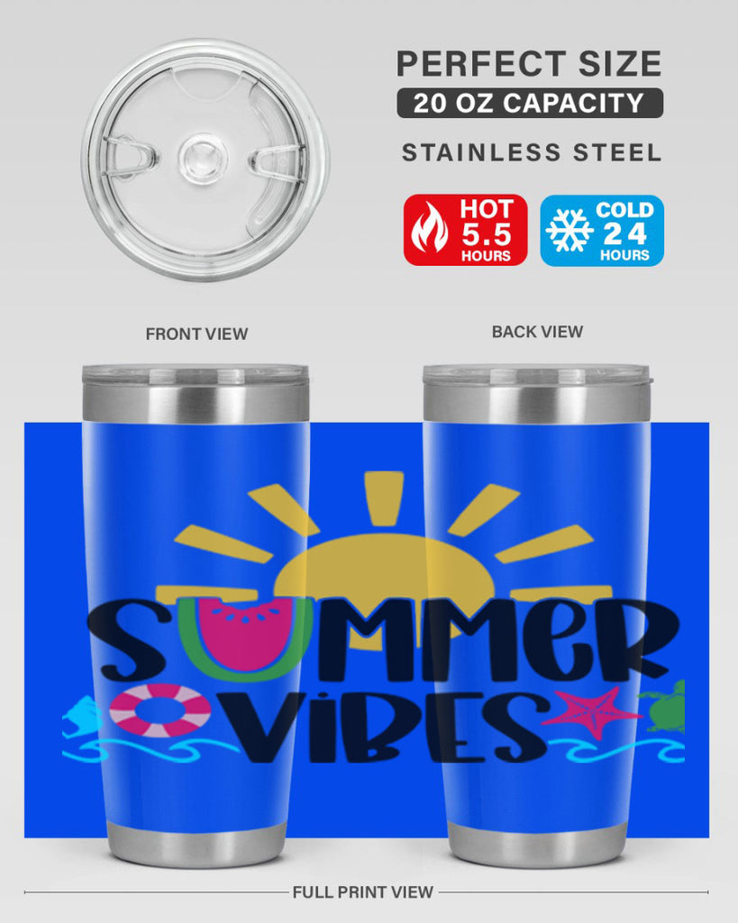Summer Vibes Style 19#- summer- Tumbler