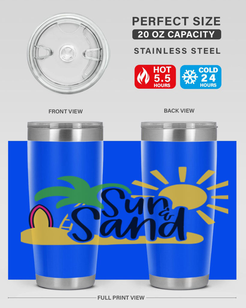 Sun Sand Style 17#- summer- Tumbler