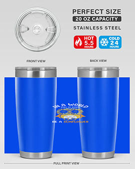 Sunflower Owl In A World A TurtleRabbit 18#- owl- Tumblers