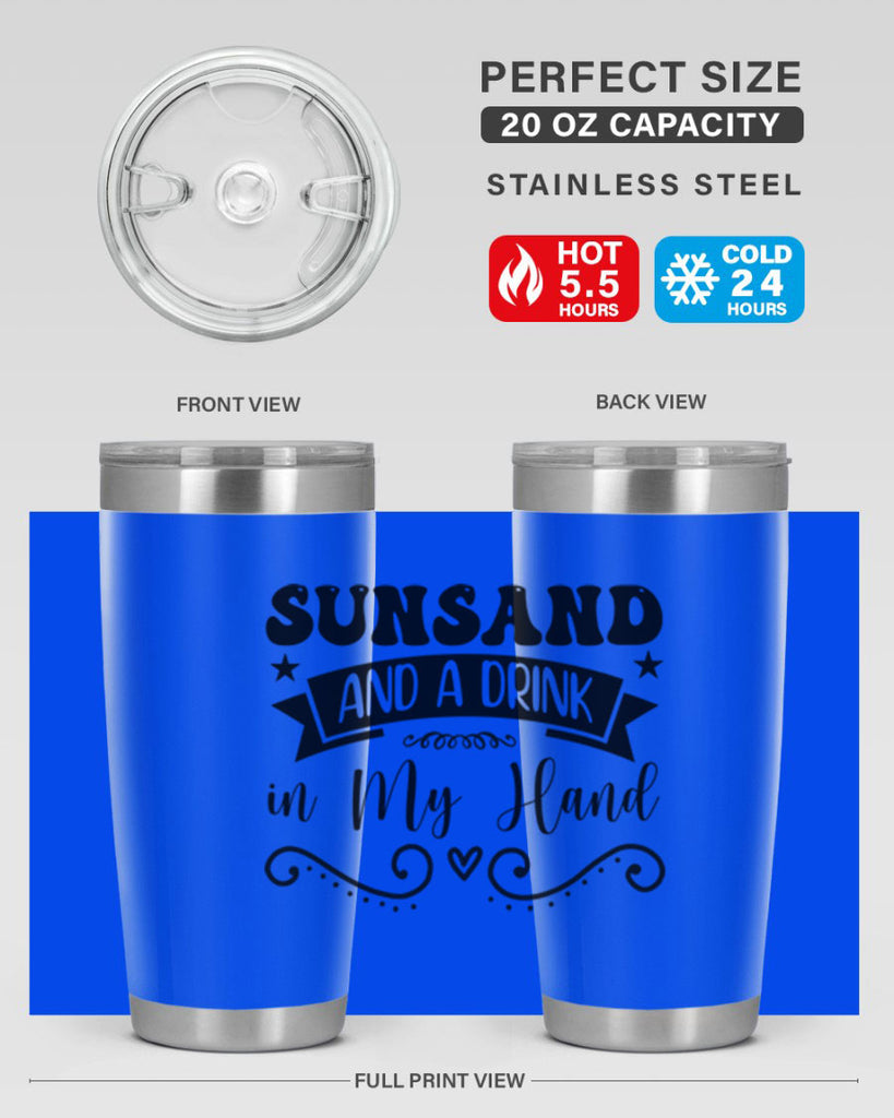 Sunsandandadrinkin 484#- zodiac- Tumbler