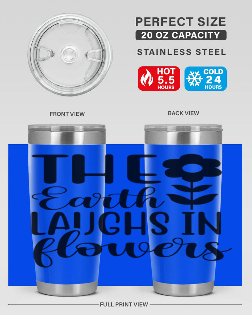 The earth laughs in flowers 548#- spring- Tumbler