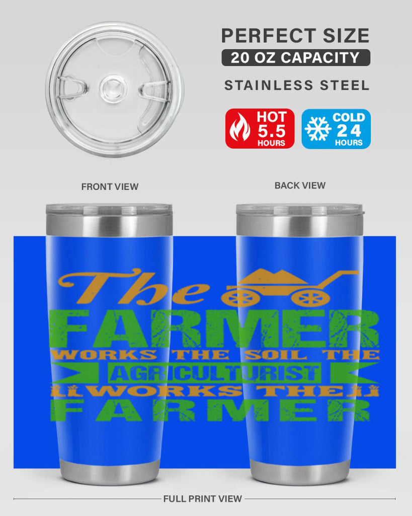 The farmers work the soil 33#- farming and gardening- Tumbler