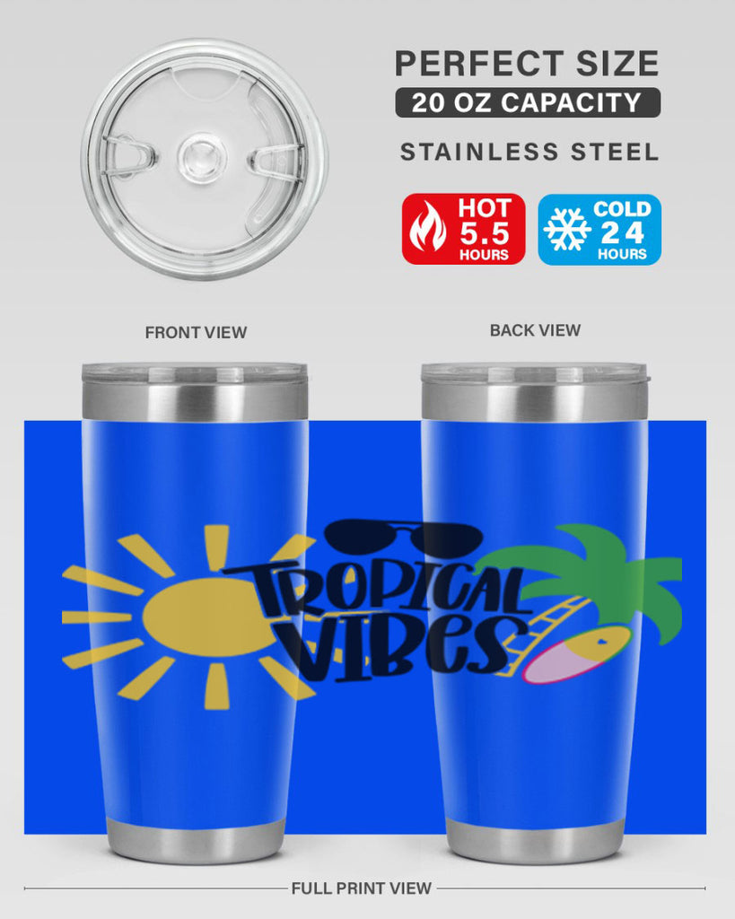Tropical Vibes Style 9#- summer- Tumbler
