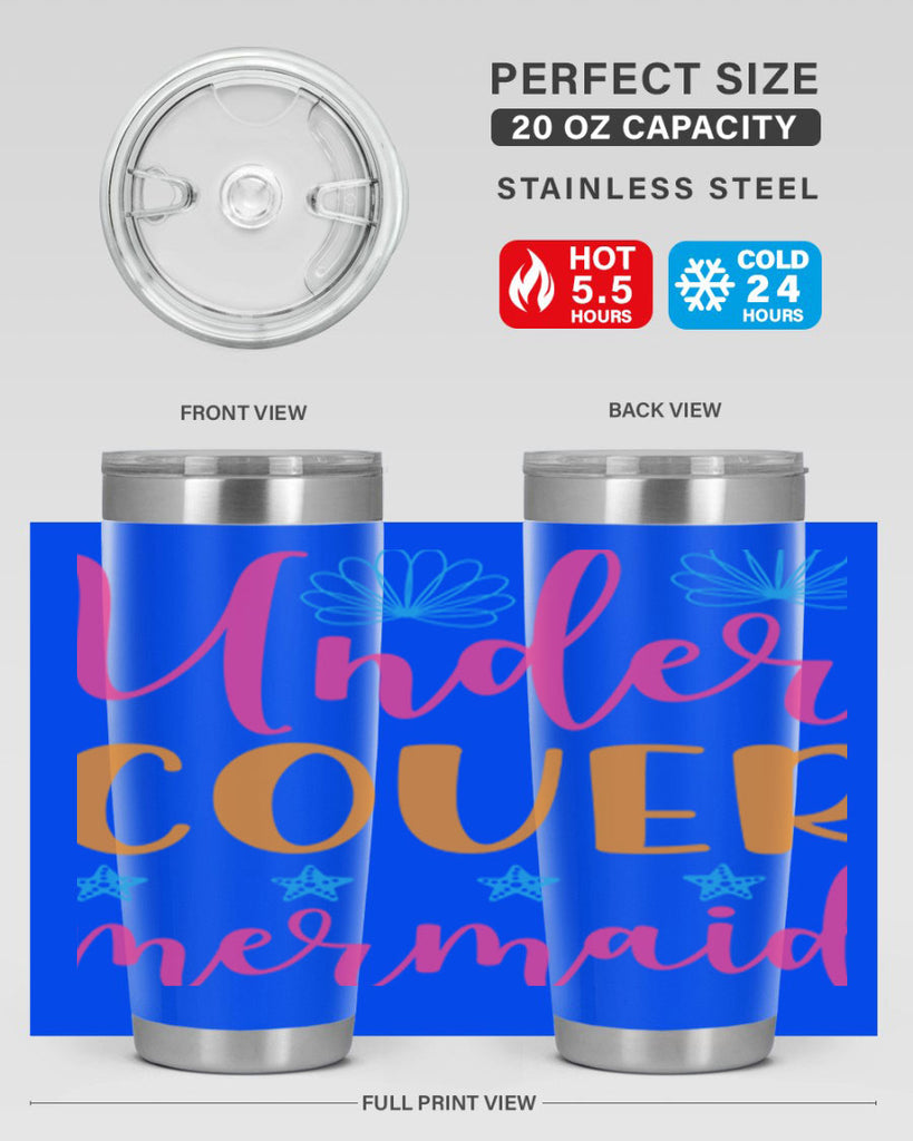 Under Cover Mermaid Design 653#- mermaid- Tumbler