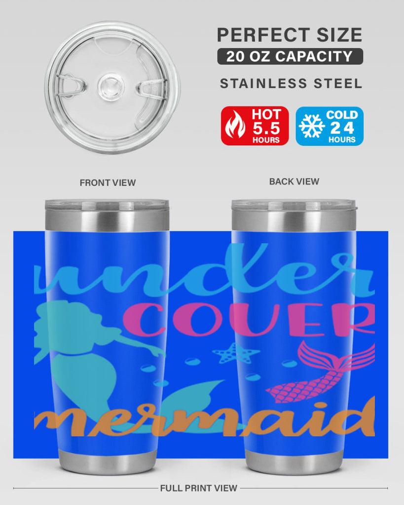 Under Cover Mermaid Design 654#- mermaid- Tumbler