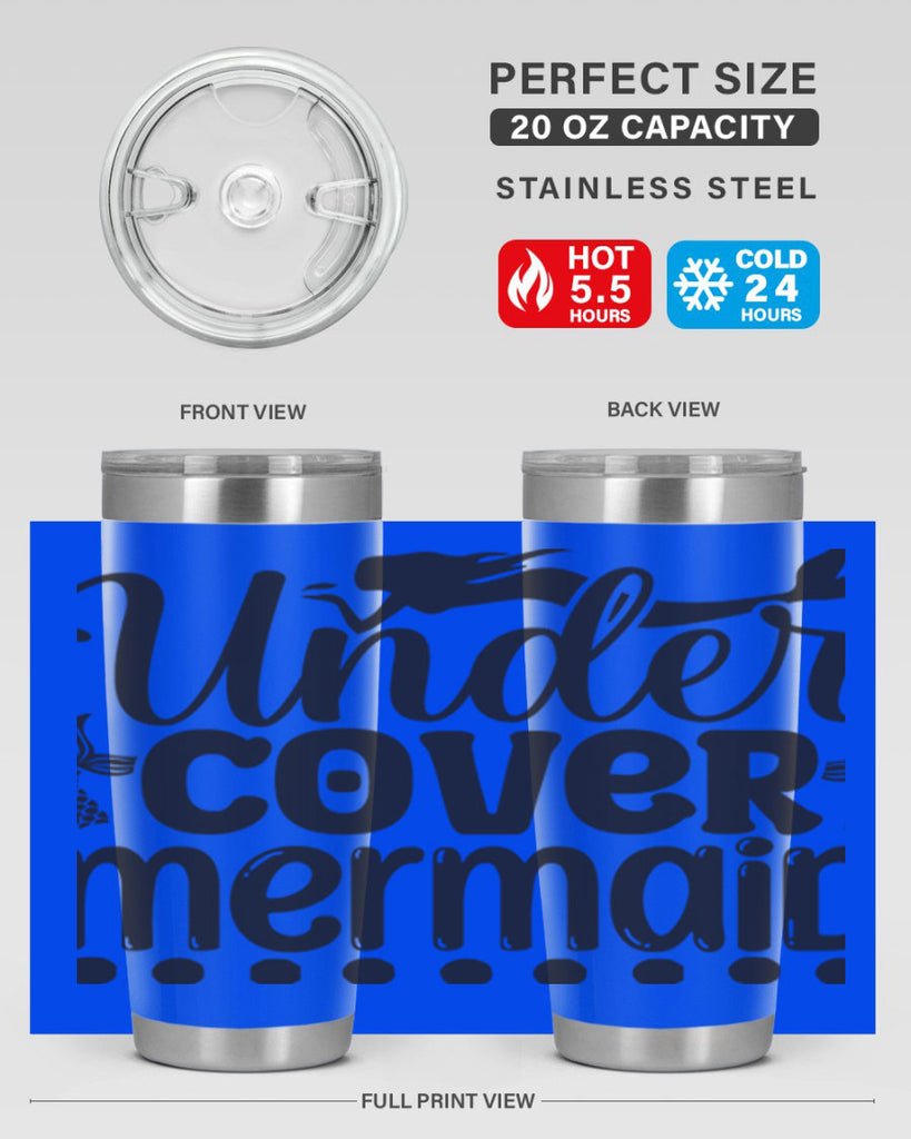 Under cover mermaid 649#- mermaid- Tumbler