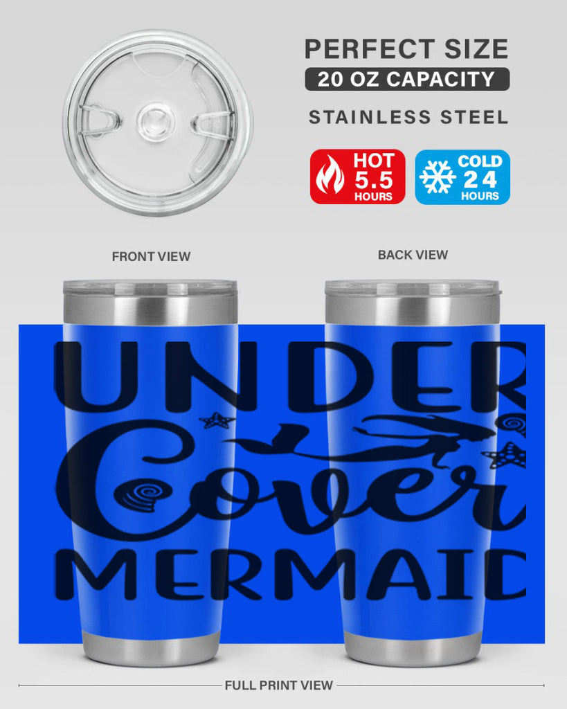Under cover mermaid design 655#- mermaid- Tumbler