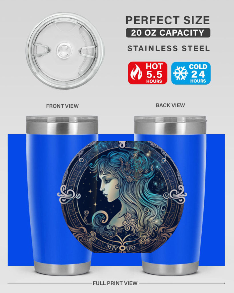 Virgo 526#- zodiac- Tumbler