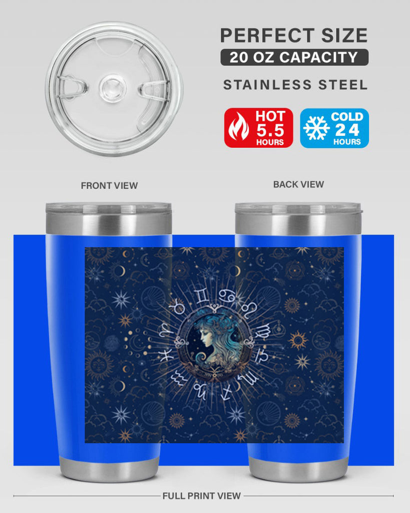Virgo Straight 529#- zodiac- Tumbler