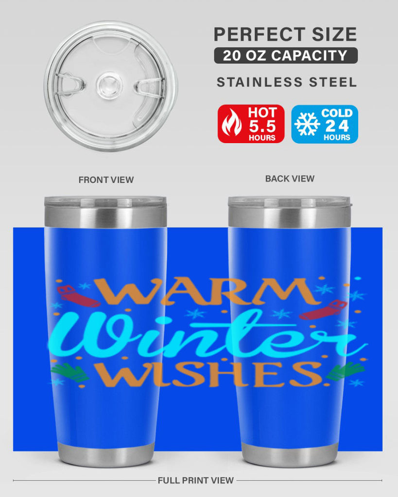 Warm Winter Wishes 465#- winter- Tumbler