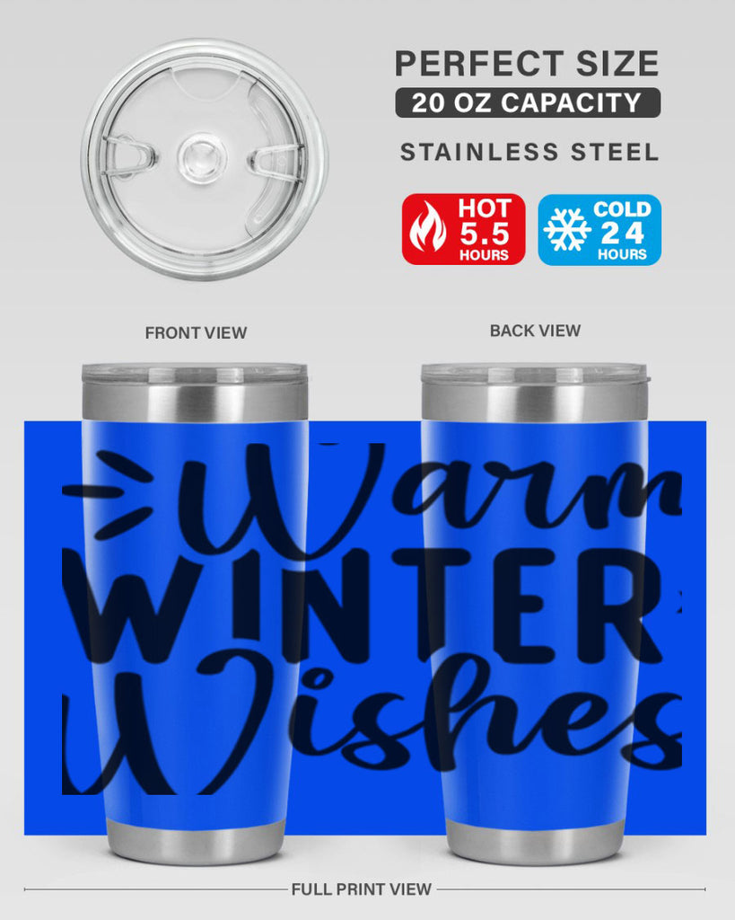 Warm Winter Wishes459#- winter- Tumbler