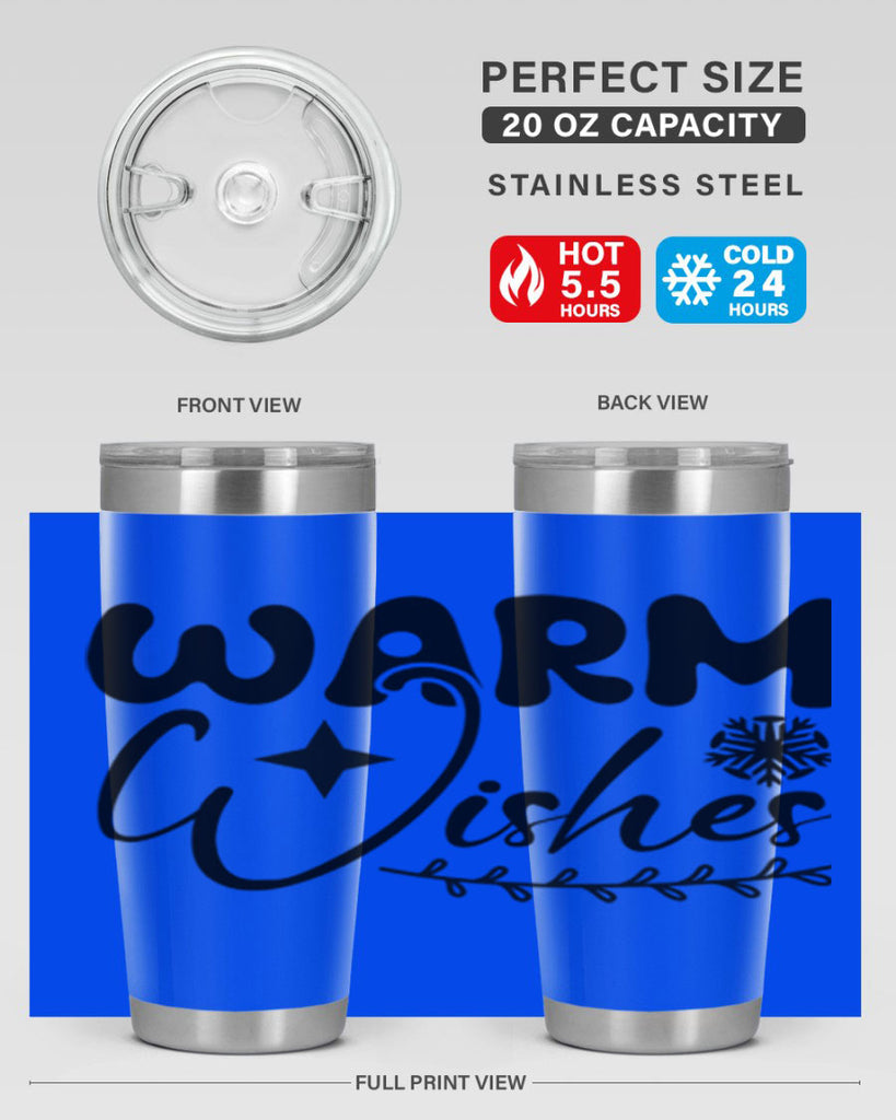 Warm wishes 467#- winter- Tumbler