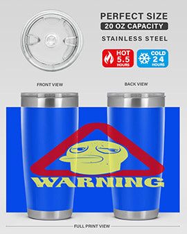 Warning Style 12#- duck- Tumbler
