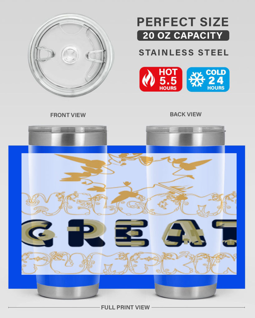 WelcomeGreatPumpkindesign 639#- fall- Tumbler