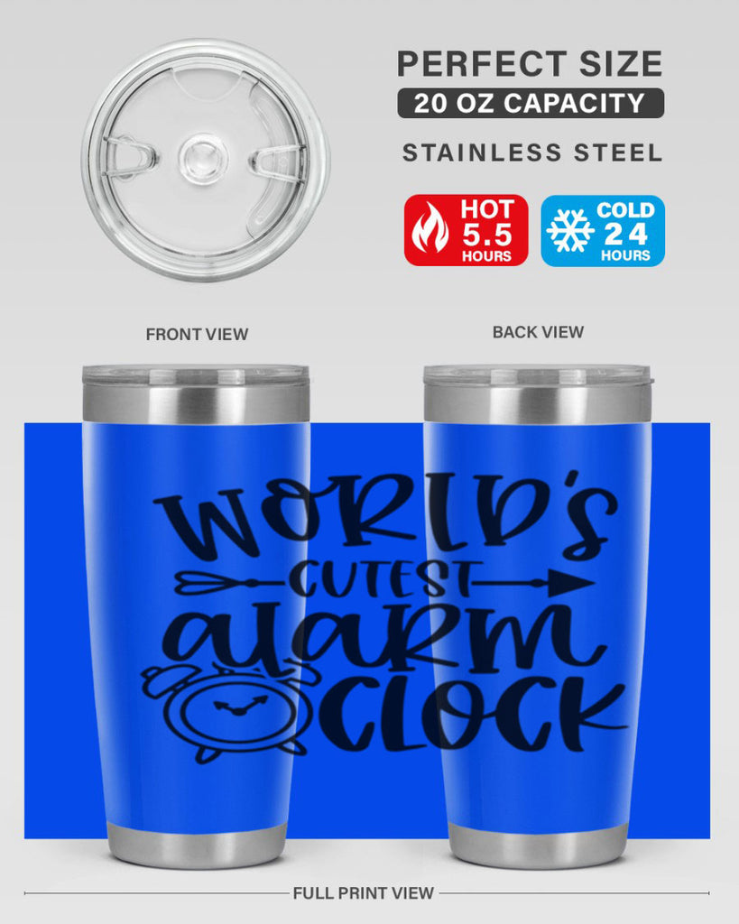 Worlds Cutest Alarm Clock Style 14#- baby- tumbler