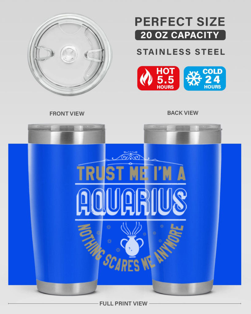 aquarius 87#- zodiac- Tumbler