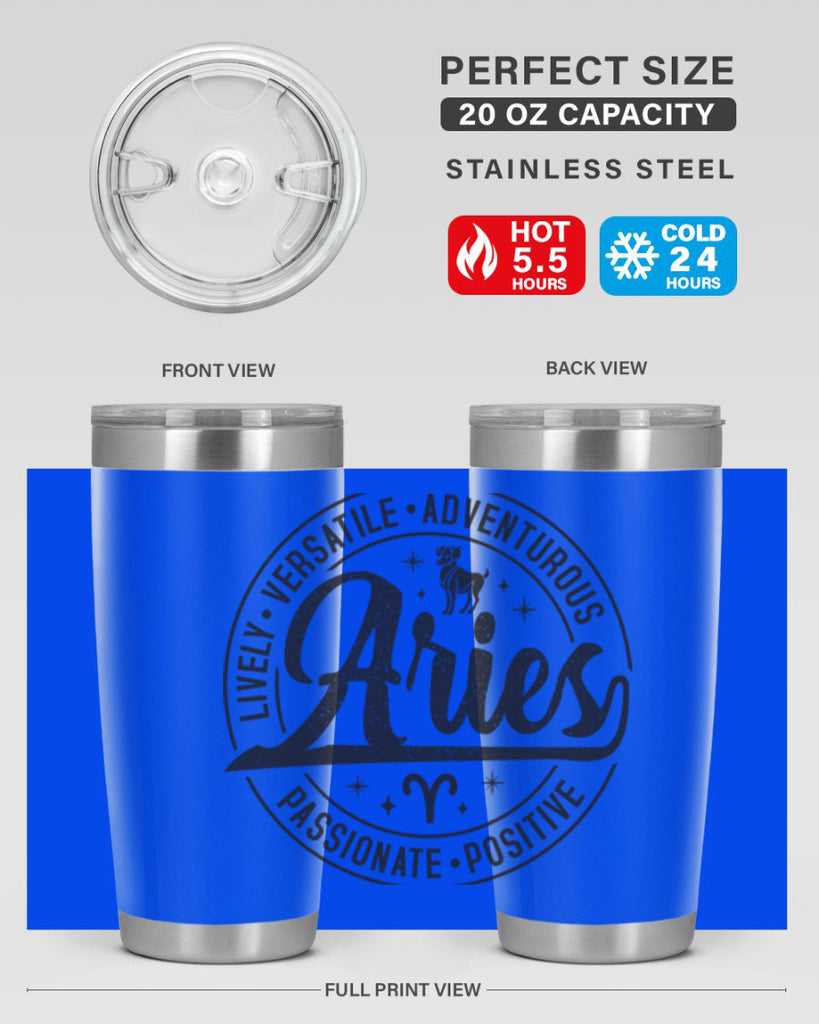 aries 102#- zodiac- Tumbler