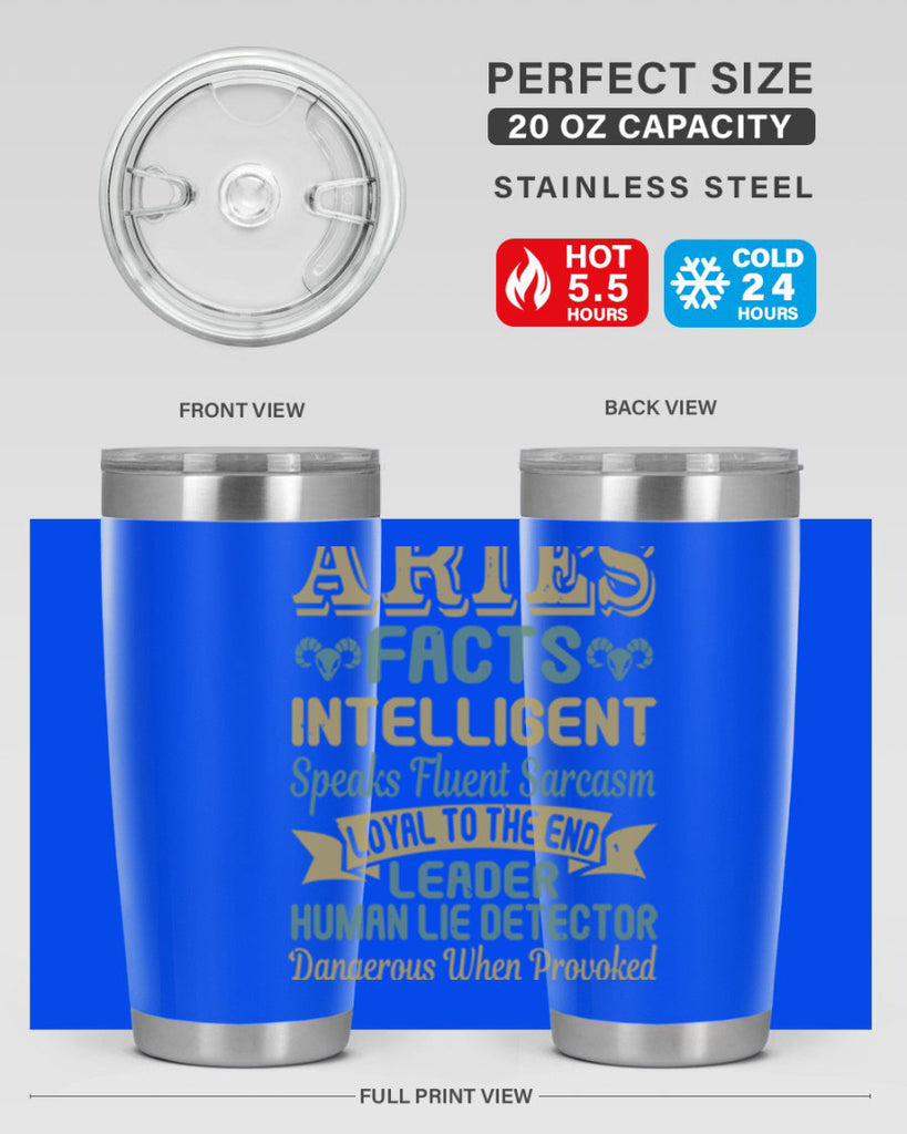 aries 123#- zodiac- Tumbler