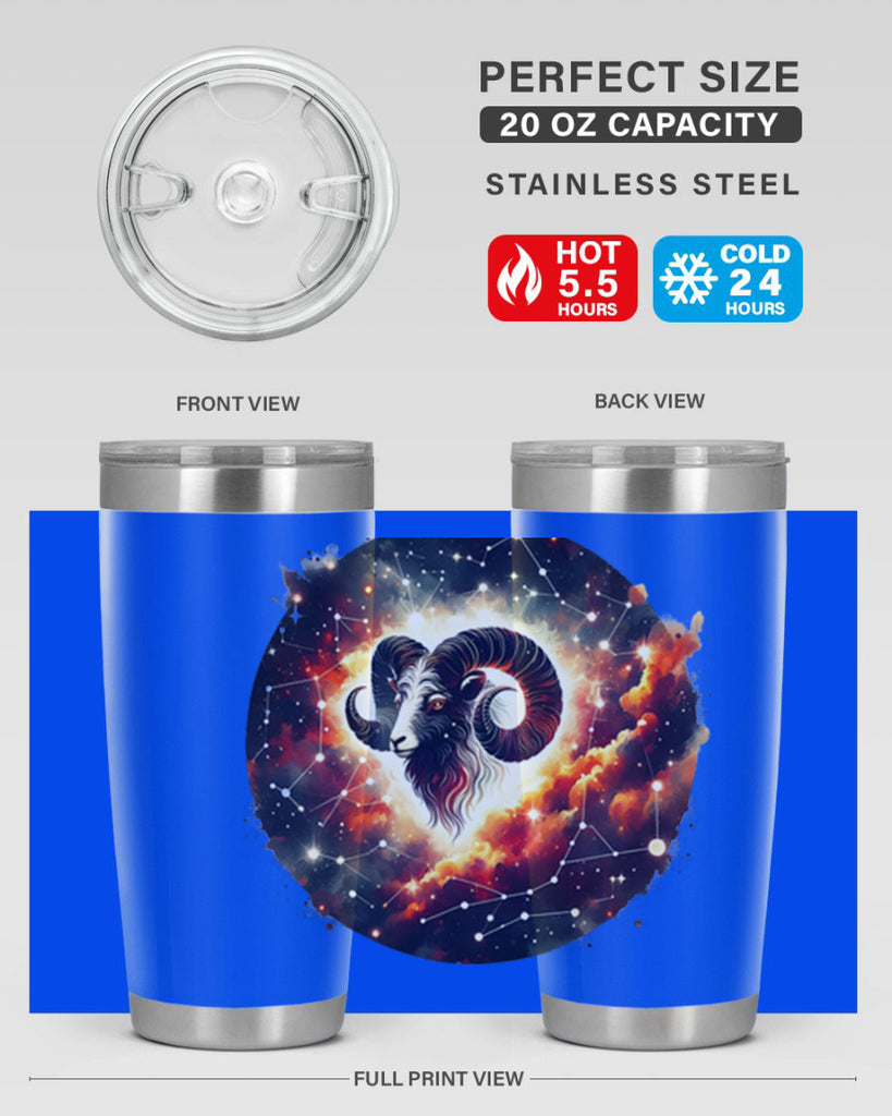 aries 126#- zodiac- Tumbler