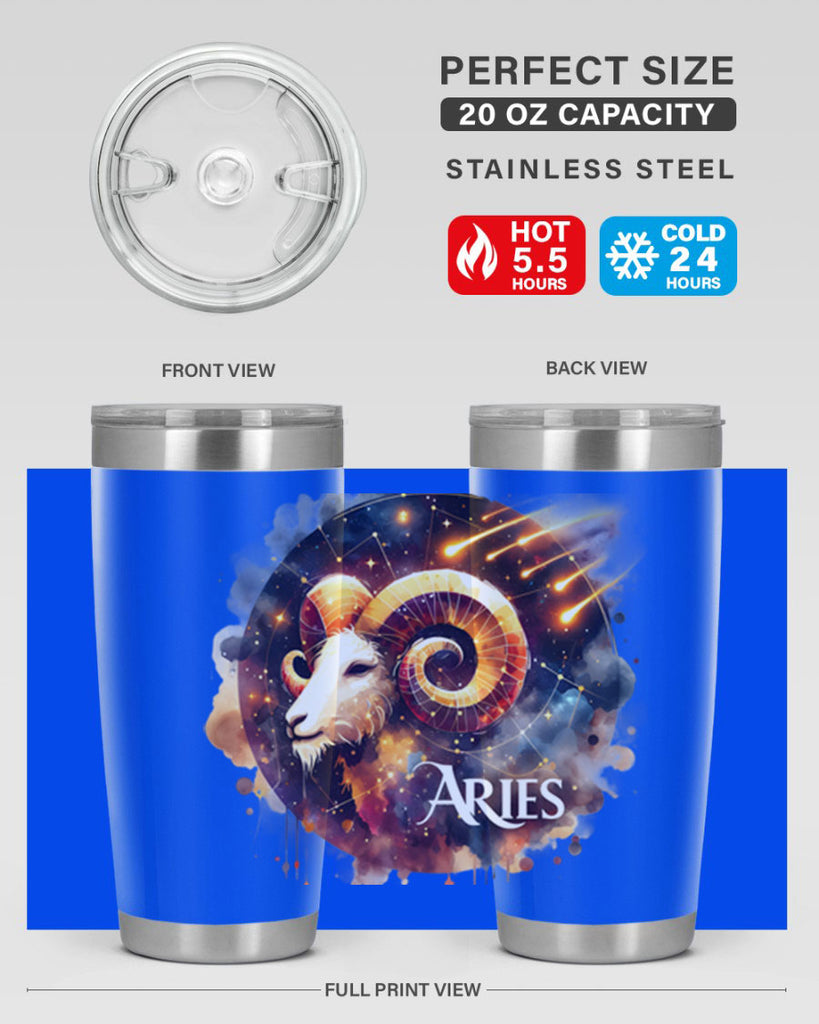 aries 127#- zodiac- Tumbler