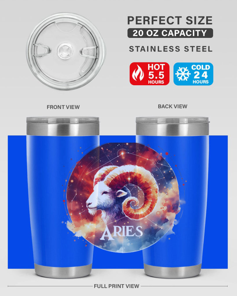 aries 128#- zodiac- Tumbler