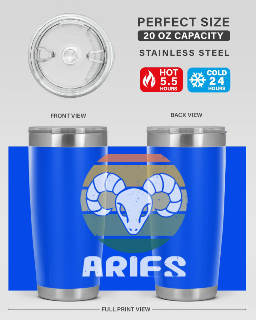 aries 134#- zodiac- Tumbler