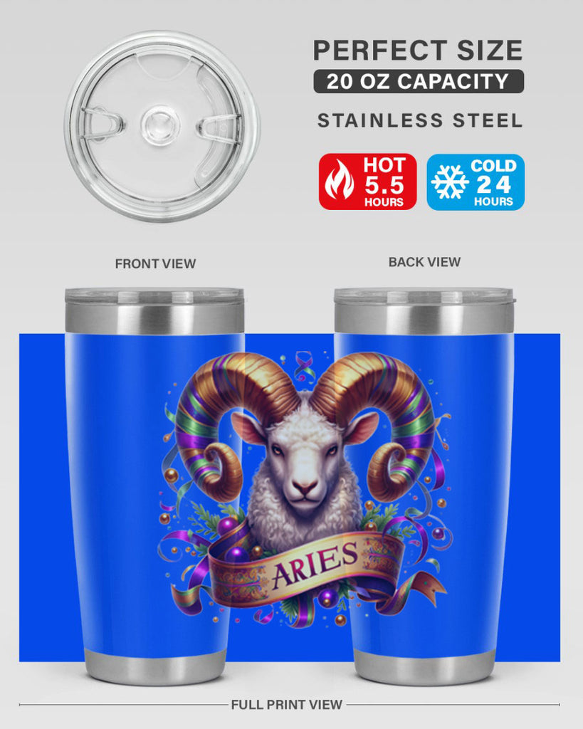 aries 136#- zodiac- Tumbler