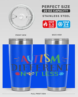 autism different not less Style 5#- autism- Tumbler