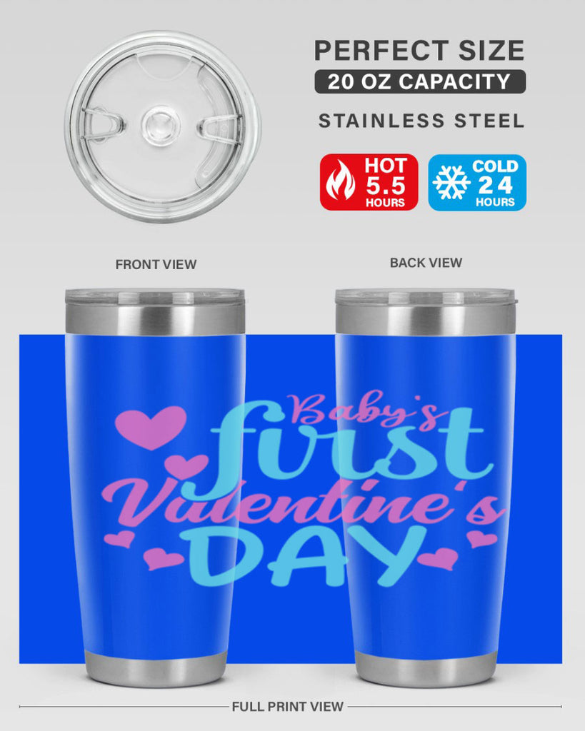 babys first valentines day Style 281#- baby- tumbler