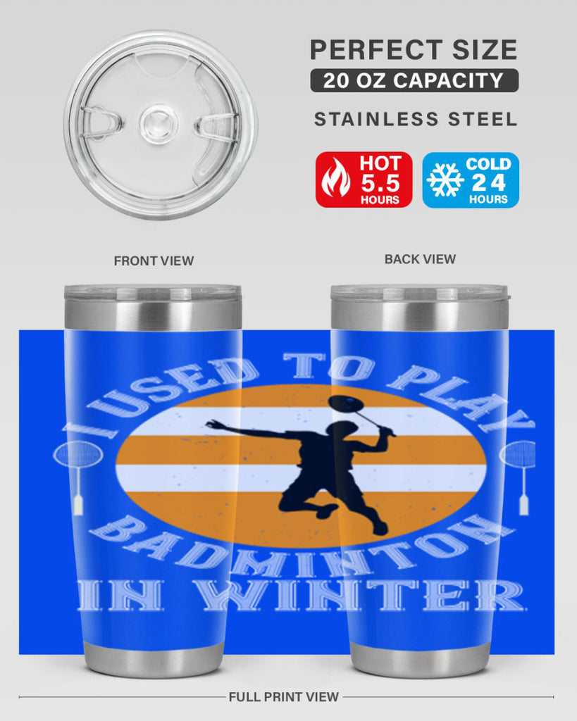 badmintonI used to playin winter 2333#- badminton- Tumbler
