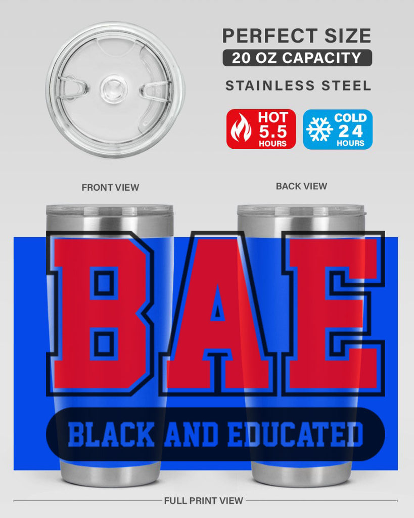 bae black and educated 266#- black words phrases- Cotton Tank