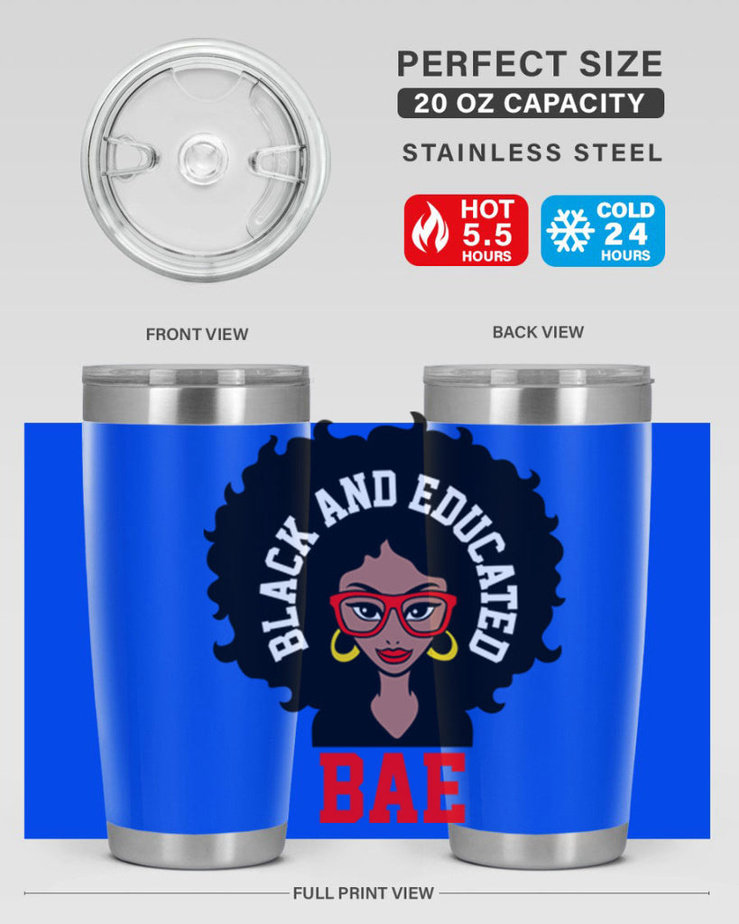 bae black and educated 267#- black words phrases- Cotton Tank