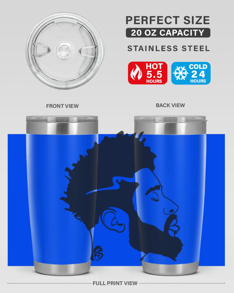 beardman 59#- black men - boys- tumbler