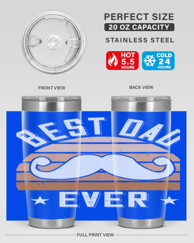 best dad ever 124#- fathers day- Tumbler