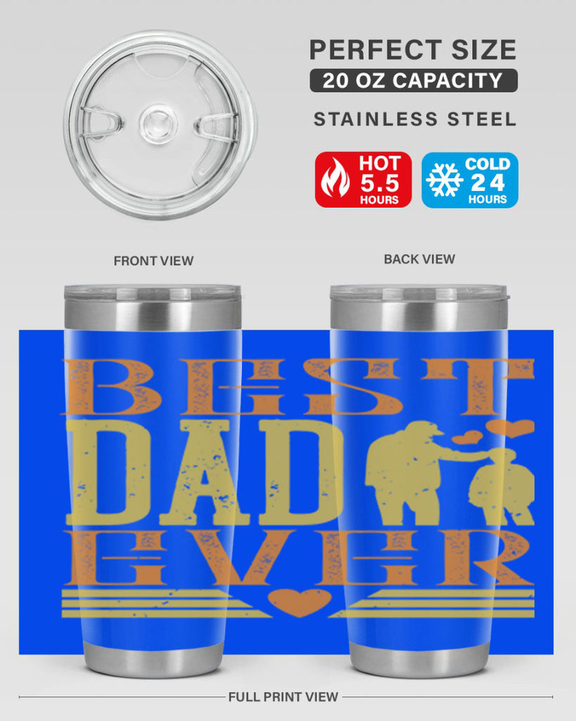 best dad ever 199#- fathers day- Tumbler