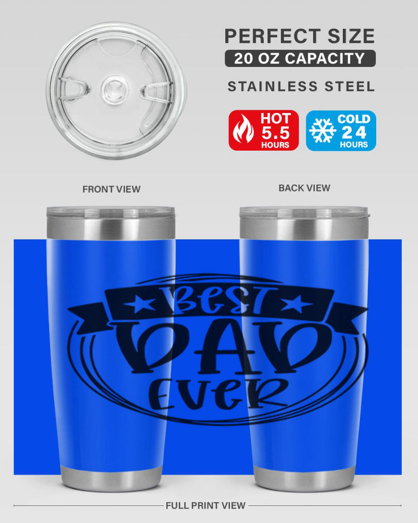 best dad ever 72#- fathers day- Tumbler
